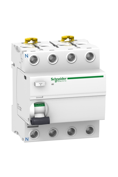 Schneider Electric - Schneider A9R31480 iID 4P 80A 30mA Si Kaçak Akım Koruma Rölesi