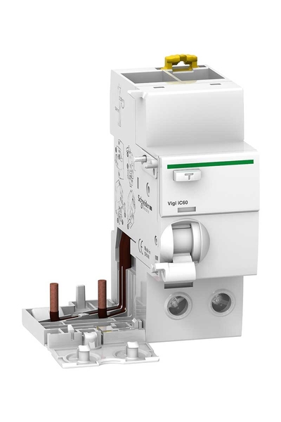 Schneider A9V12263 Acti9 Vigi IC60 2P 100mA 63A Toprak Kaçağı Eklenti Bloğu