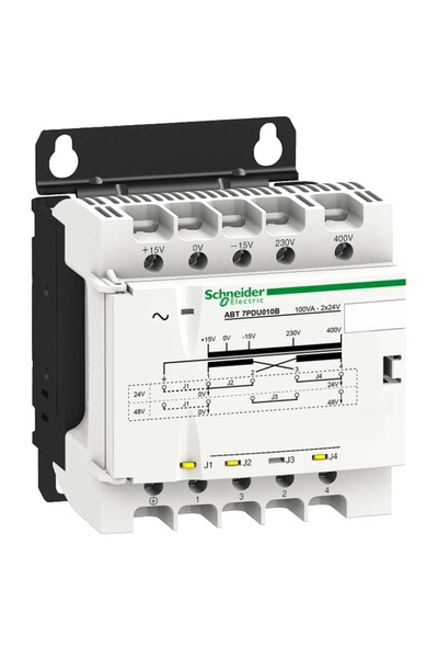 Schneider Electric - Schneider ABT7PDU010B 230-400V 2x24V 100VA Gerilim Transformatörü