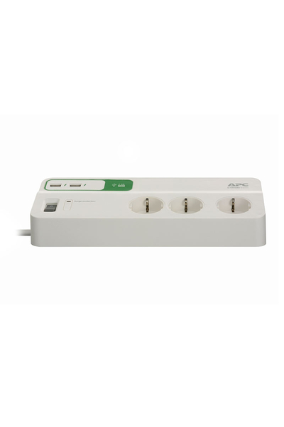 Schneider Electric - Schneider APC PM6U-GR 230V 6lı 2 Usb Hızlı Şarj Çıkışlı Akım Korumalı Priz Schneider APC PM6U-GR 230V 6lı 2 Usb Hızlı Şarj Çıkışlı Akım Korumalı Priz - Thumbnail