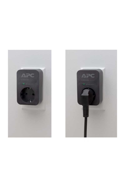 Schneider Electric - Schneider APC PME1WB-GR Tekli Akım Korumalı Priz Schneider APC PME1WB-GR Tekli Akım Korumalı Priz - Thumbnail