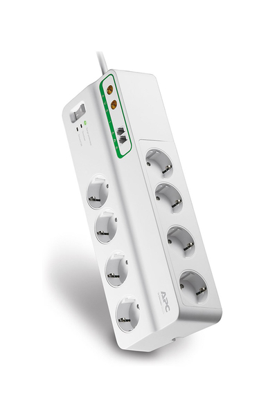 Schneider Electric - Schneider Apc PMF83VT-GR 8 Çıkışlı Telefon Koaks Akım Korumalı Priz Schneider Electric - Schneider Apc PMF83VT-GR 8 Çıkışlı Telefon Koaks Akım Korumalı Priz