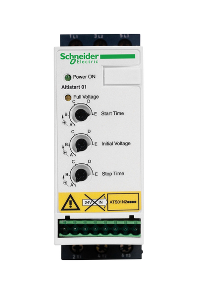 Schneider ATS01N212LU Asenkron Motor için 200-240V 2.2-3 kW 12A Yumuşak Yol Verici - Thumbnail