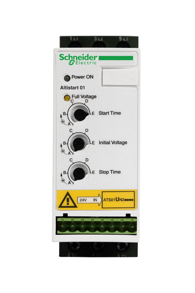 Schneider ATSU01N212LT Asenkron Motor için 200-480V- 2.2-5.5 kW 12A Yumuşak Yol Verici - Thumbnail