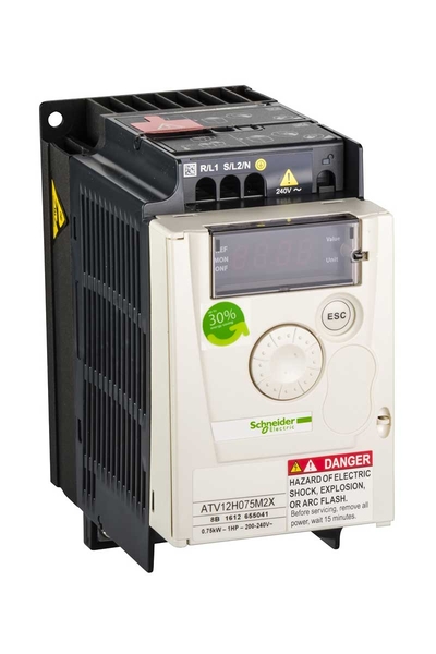 Schneider ATV12H075M2X Atv12 240V 0.75kW 1 Fazlı Hız Kontrol Cihazı
