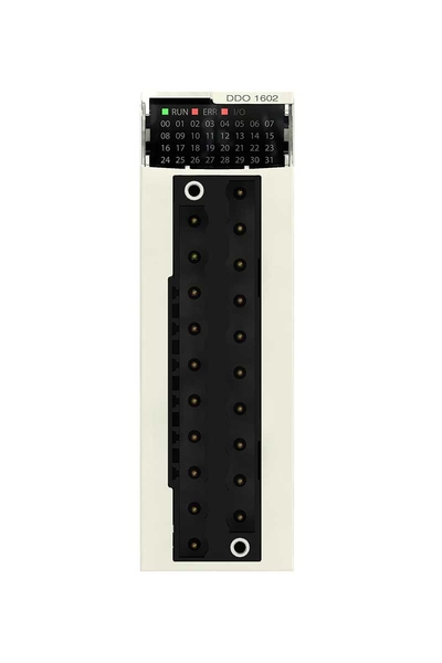 Schneider BMXDDO1602 M340 24V DC 16 Çıkışlı Solid State Dijital Çıkış Modülü