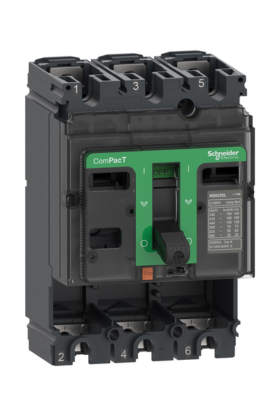 Schneider C10F3 NSX100F 36kA 3P 100A Kompakt Şalter Kasası