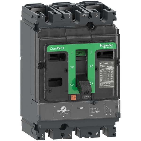 Schneider Electric - Schneider C10F3TM040 NSX100F 36KA AC 3P3D 40A TMD Kompakt Şalter