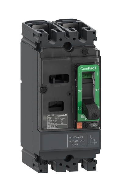 Schneider C10M2TM080 NSX100M 25kA 2P 80A Kompakt Şalter