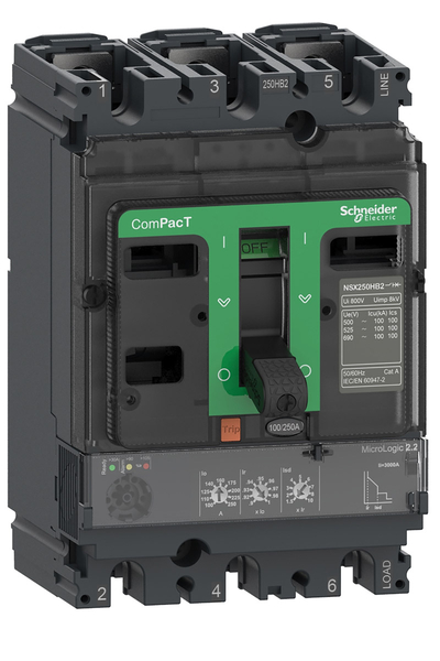 Schneider C10R32D100 NSX100R 200kA 3P 100A Kompakt Şalter