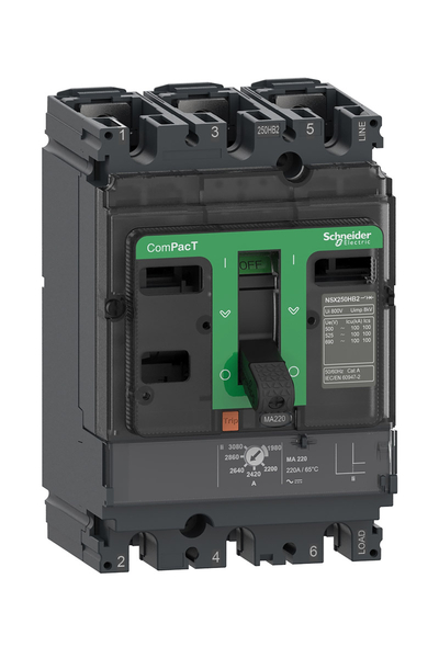 Schneider C10R3MA050 NSX100R 200kA 3P 50A Kompakt Şalter - Thumbnail