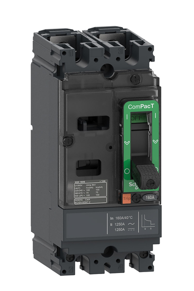 Schneider C10S2TM025 NSX100S 70kA Ac-Dc 2P 25A Tmd Kompakt Şalter