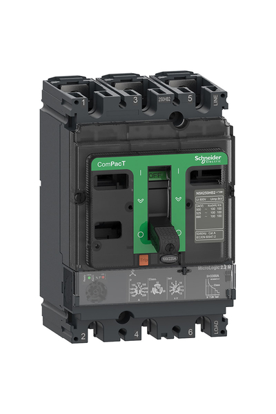 Schneider C10V32M025 NSX100Hb1 75kA 3P 25A Kompakt Şalter