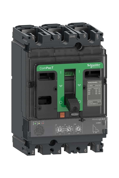 Schneider C10W32D100 NSX100Hb2 100kA 3P 100A Kompakt Şalter