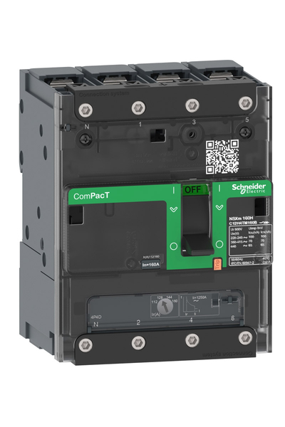 Schneider C11B6TM025B NSXM100B 25kA Ac 4P3D 25A Tmd Busbar Kompakt Şalter