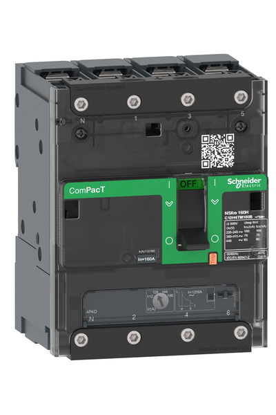 Schneider C11F6TM080B NSXM100F 36kA Ac 4P3D 80A Tmd Busbar Kompakt Şalter