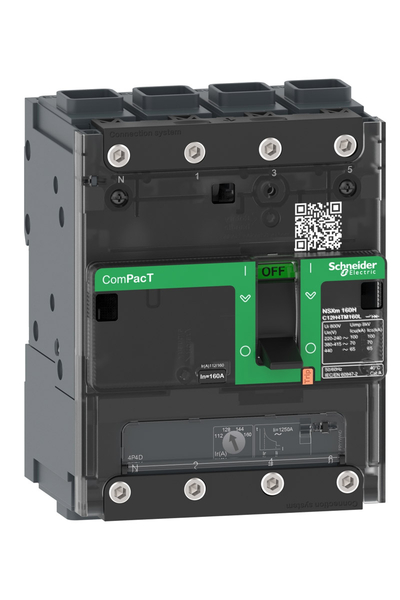 Schneider C11N4TM100L NSXM100N 50kA Ac 4P4D 100A Tmd Elink Kompakt Şalter