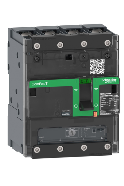 Schneider C11N6TM032B NSXM100N 50kA Ac 4P3D 32A Tmd Busbar Kompakt Şalter