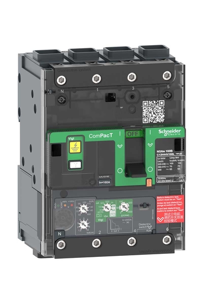Schneider C12B44V160L NSXM160B 25kA Ac 4P 160A 4.1 Elink Kompakt Şalter