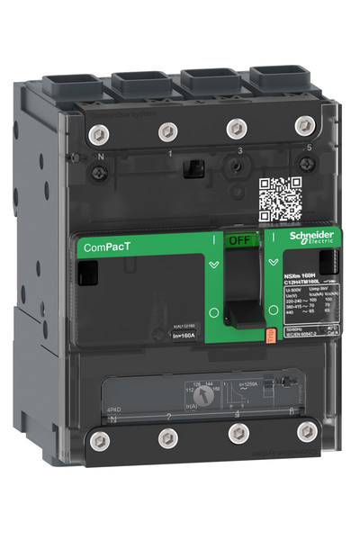 Schneider C12F4TM125L NSXM160F 36kA Ac 4P4D 125A Tmd Elink Kompakt Şalter