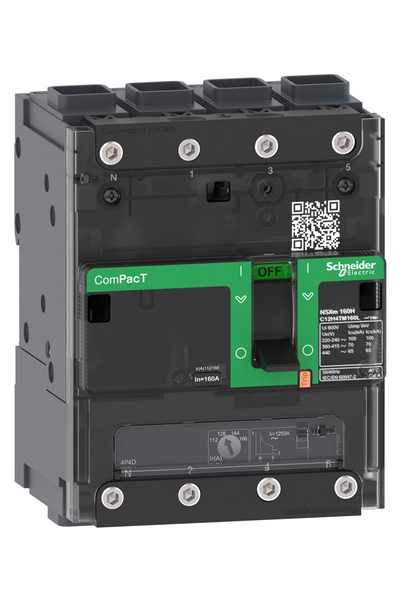 Schneider C12F4TM160L NSXM160F 36kA Ac 4P4D 160A Tmd Elink Kompakt Şalter