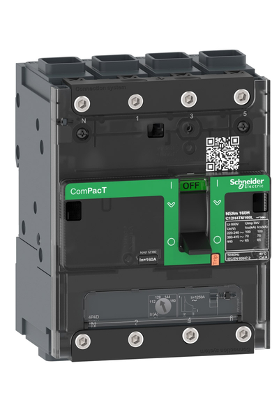 Schneider C12F6TM160L NSXM160F 36kA Ac 4P3D 160A Tmd Elink Kompakt Şalter
