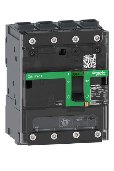 Schneider C12N6TM125L NSXM160N 50kA Ac 4P3D 125A Tmd Elink Kompakt Şalter