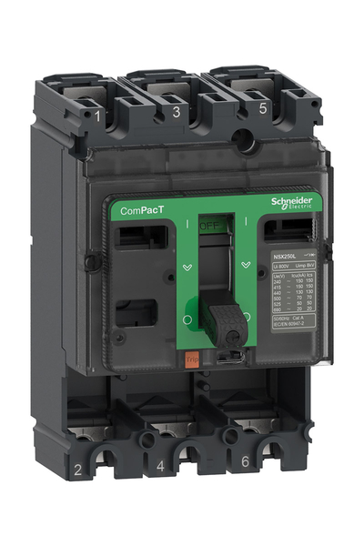 Schneider Electric - Schneider C16L3 NSX160L 150kA 3P 160A Kompakt Şalter Kasası Schneider Electric - Schneider C16L3 NSX160L 150kA 3P 160A Kompakt Şalter Kasası