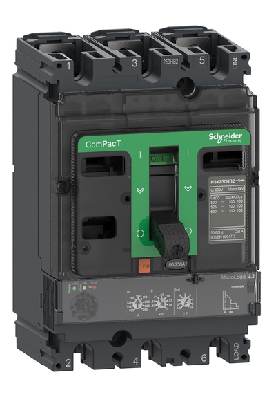 Schneider C25R32D250 NSX250R 200kA Ac 3P 250A 2.2 Kompakt Şalter