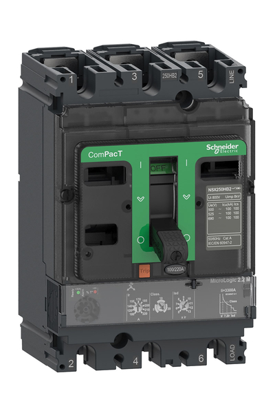 Schneider C25R32M150 NSX250R 200kA Ac 3P 150A 2.2M Kompakt Şalter