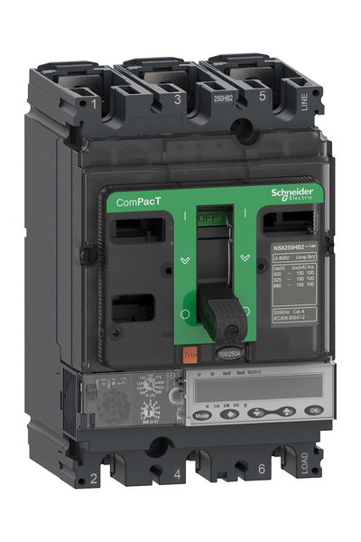 Schneider C25R35E250 NSX250R 200kA Ac 3P 250A 5.2E Kompakt Şalter