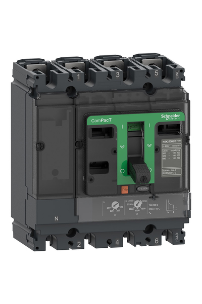 Schneider C25R4TM250 NSX250R 200kA Ac 4P 250A Tmd Kompakt Şalter