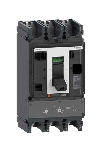 Schneider C40F3TM400D NSX400F 36kA Dc 3P 400A Tmd Kompakt Şalter