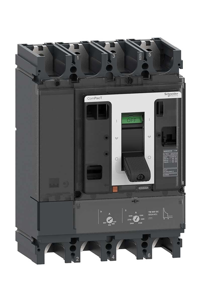 Schneider C40F4TM400D NSX400F 36kA Dc 4P 400A Tmd Kompakt Şalter