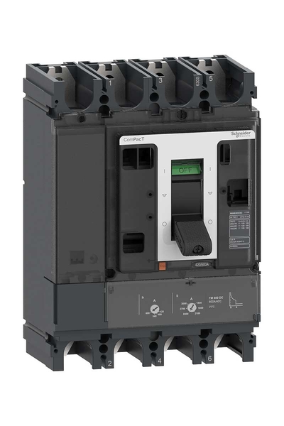 Schneider C40S4TM400D NSX400S 100kA Dc 4P 400A Tmd Kompakt Şalter