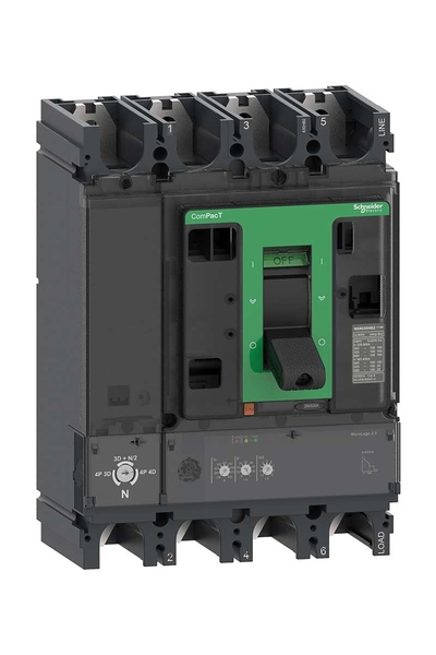 Schneider C40V42D400 NSX400HB1 75kA Ac 4P 400A 2.3 Kompakt Şalter