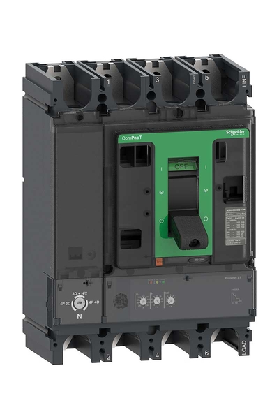 Schneider C40W42D400 NSX400HB2 100kA Ac 4P 400A 2.3 Kompakt Şalter
