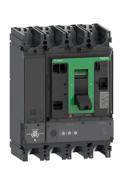 Schneider C63R42D630 NSX630R 200kA Ac 4P 630A 2.3 Kompakt Şalter