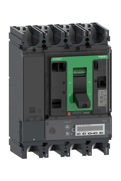Schneider C63R46E630 NSX630R 200kA Ac 4P 630A 6.3E Kompakt Şalter