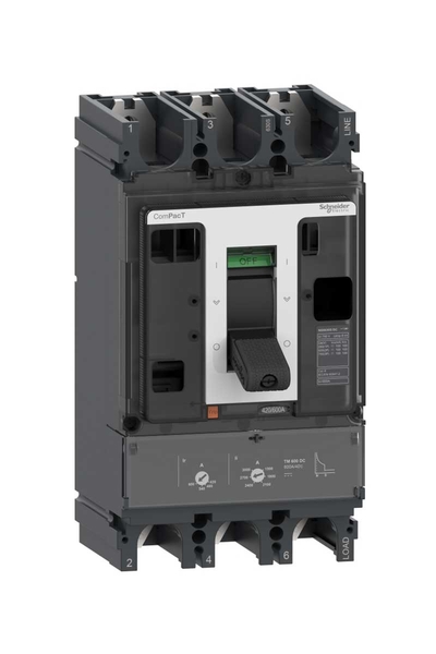 Schneider C63S3TM600D NSX630S 100kA Dc 3P 600A Tmd Kompakt Şalter