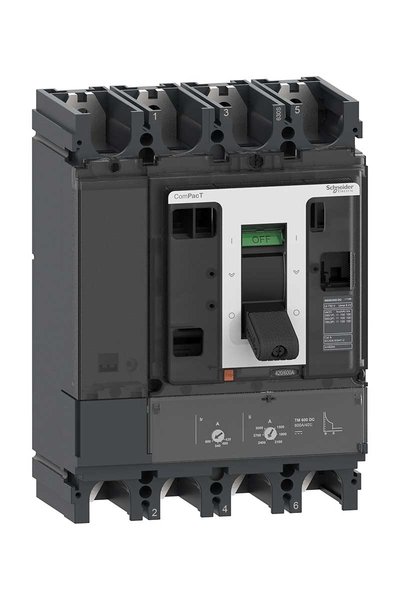 Schneider C63S4TM600D NSX630S 100kA Dc 4P 600A Tmd Kompakt Şalter