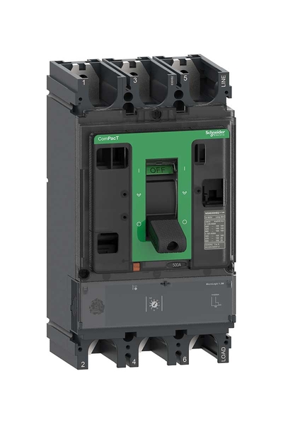 Schneider C63V31M500 NSX630HB1 75kA Ac 3P 500A 1.3M Kompakt Şalter
