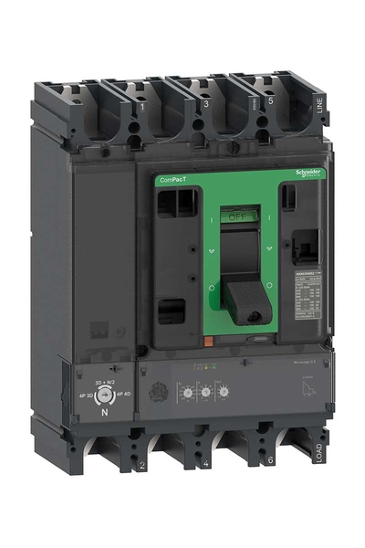 Schneider C63V42D630 NSX630HB1 75kA Ac 4P 630A 2.3 Kompakt Şalter