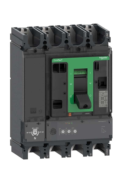 Schneider C63W42D630 NSX630HB2 100kA Ac 4P 630A 2.3 Kompakt Şalter