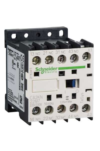 Schneider CA2-KN22M7 220/230VAC 2NA+2NK Yardımcı Kontak
