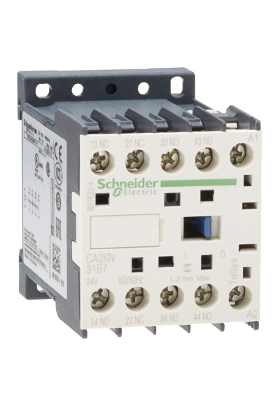 Schneider CA2-KN31B7 24VAC 3NA+1NK Yardımcı Kontak