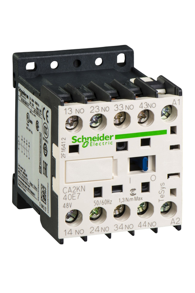 Schneider Electric - Schneider CA2KN40E7 Tesys K 48V AC Bobinli 690V 4NA Kontrol Rölesi