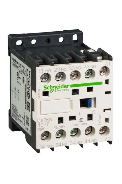 Schneider Electric - Schneider CA2KN40P7 Tesys K 230V AC 4NA Yardımcı Kontaktör
