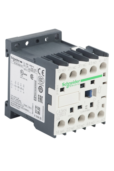 Schneider Electric - Schneider CA3KN22BD3 Tesys K 24V DC Standart Bobinli 690V 2NA+2NK Kontrol Rölesi