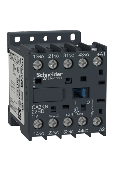Schneider Electric - Schneider CA3KN22ED Tesys K 48V DC Standart Bobinli 690V 2NA+2NK Kontrol Rölesi